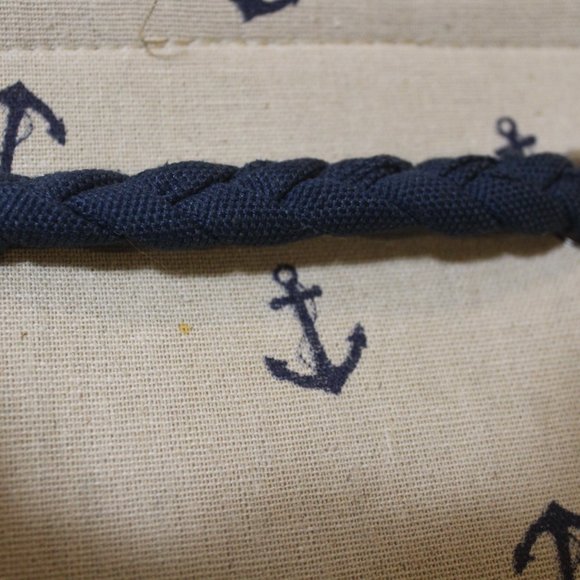 Nautical Fabric Small Anchor Theme Storage Baskets - Picture 7 of 12